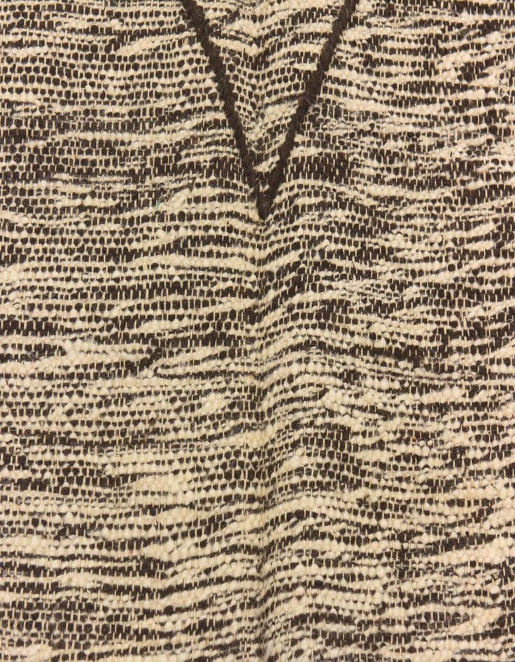 Detail image of  6' 10 x 9' 10  Hand Knotted Moroccan Wool Rug