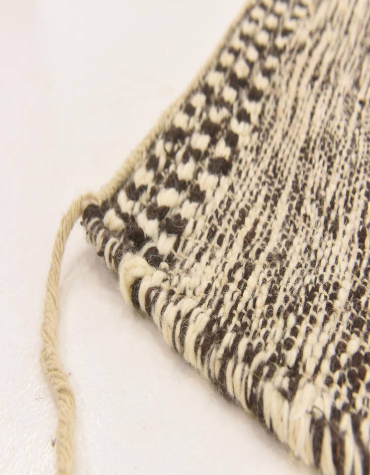 Detail image of  6' 10 x 9' 10  Hand Knotted Moroccan Wool Rug