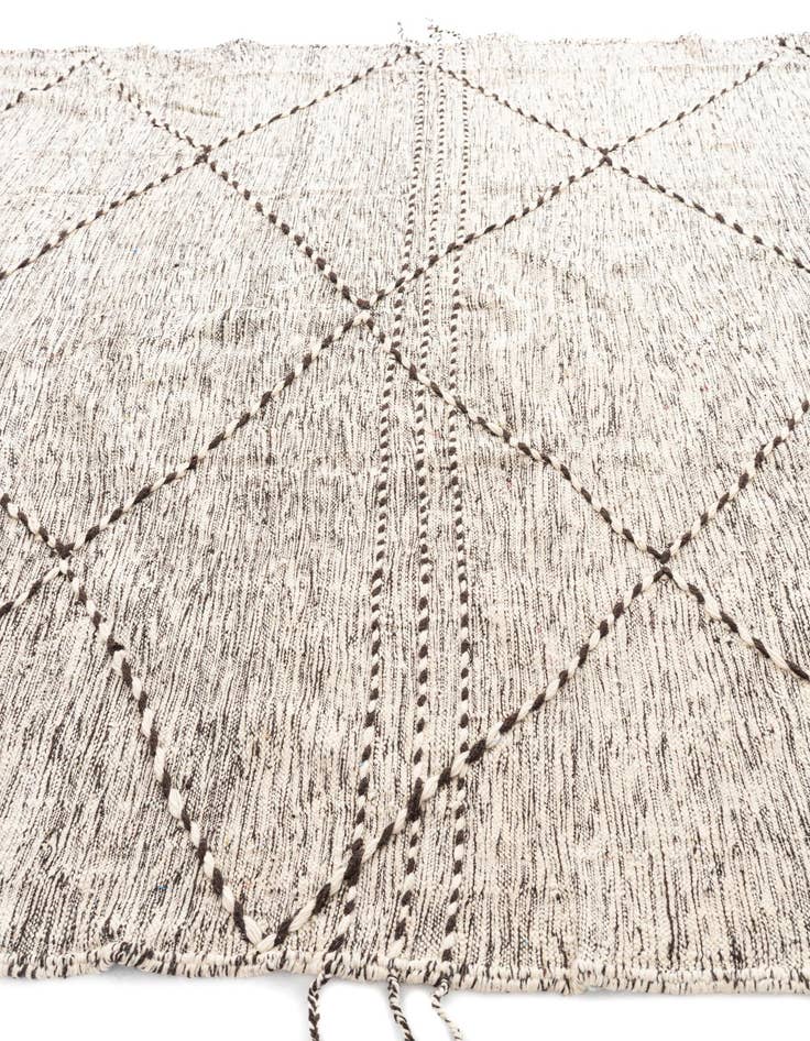 Detail image of  9' 8 x 13'  Hand Knotted Moroccan Wool Rug