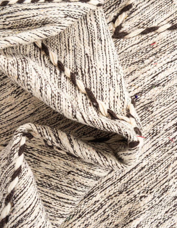 Detail image of  9' 8 x 13'  Hand Knotted Moroccan Wool Rug