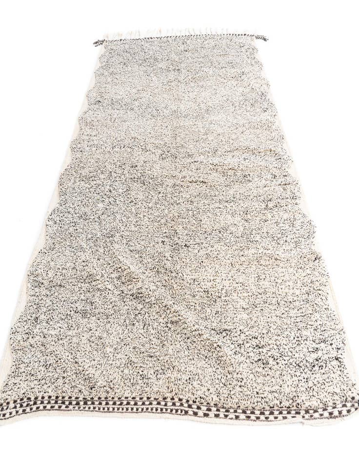 Detail image of  6' 7 x 10'  Hand Knotted Moroccan Wool Rug