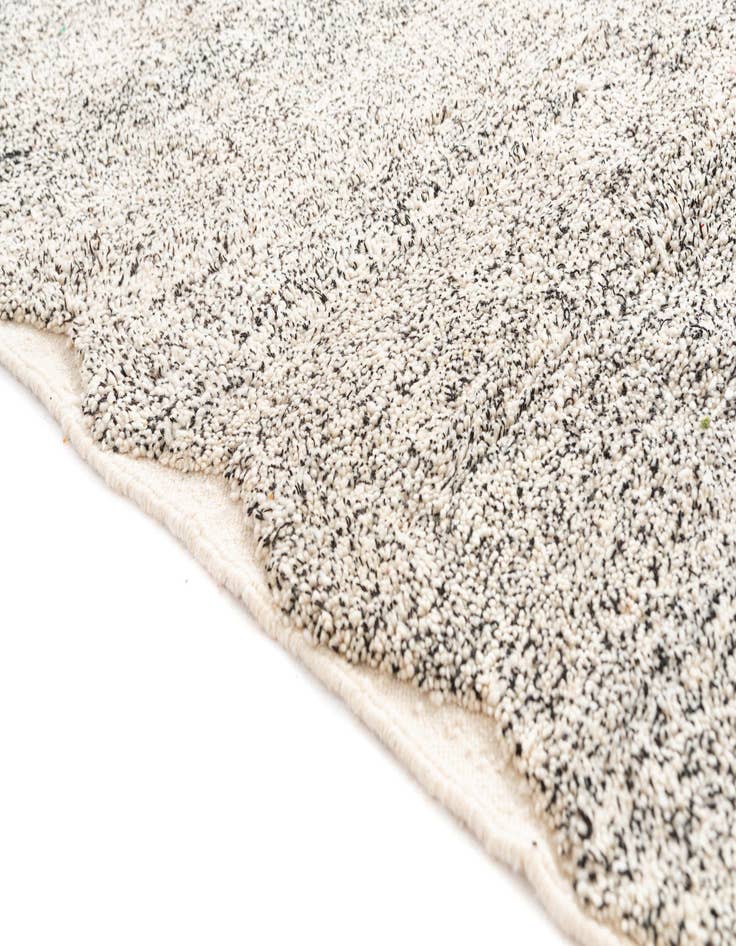 Detail image of  6' 7 x 10'  Hand Knotted Moroccan Wool Rug