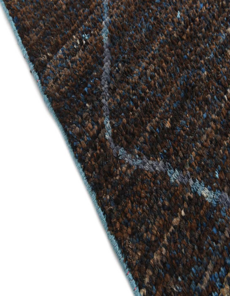 Detail image of  7' 10 x 10' 2  Hand Knotted Moroccan Wool Rug