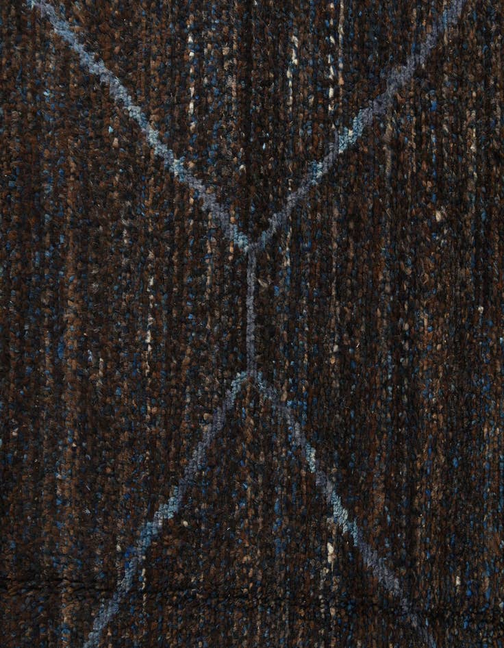 Detail image of  7' 10 x 10' 2  Hand Knotted Moroccan Wool Rug