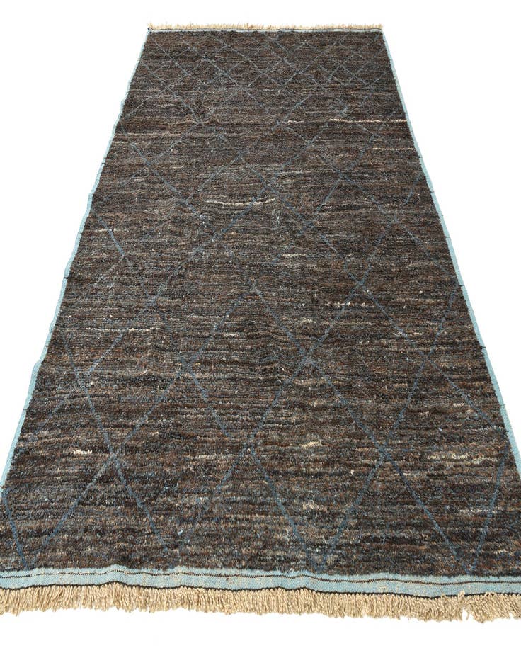 Detail image of  8' x 10' 7  Hand Knotted Moroccan Wool Rug