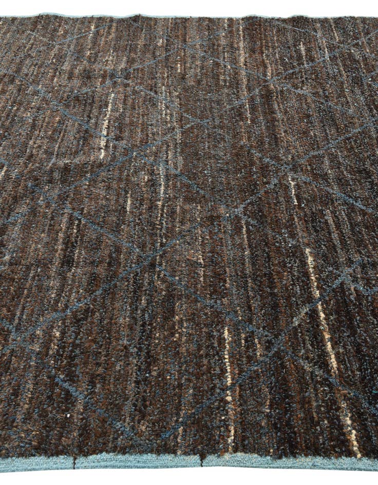 Detail image of  8' x 10' 7  Hand Knotted Moroccan Wool Rug