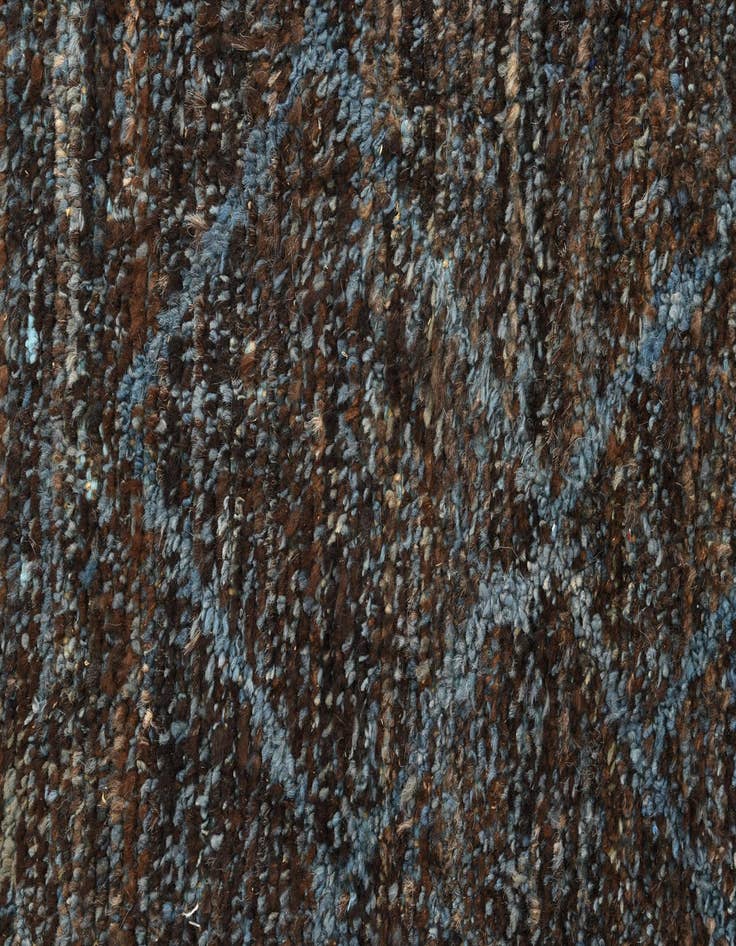 Detail image of  8' x 10' 7  Hand Knotted Moroccan Wool Rug