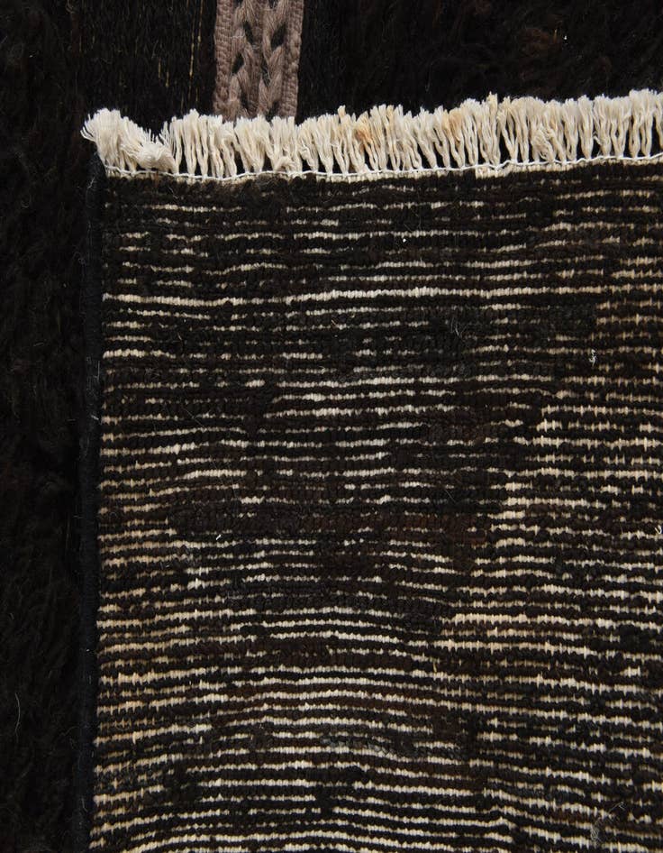 Detail image of  5' x 9' 4  Hand Knotted Moroccan Wool Rug