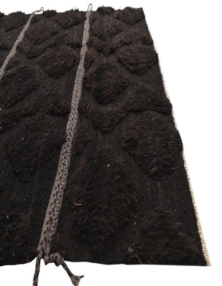 Detail image of  5' 2 x 9' 6  Hand Knotted Moroccan Wool Rug