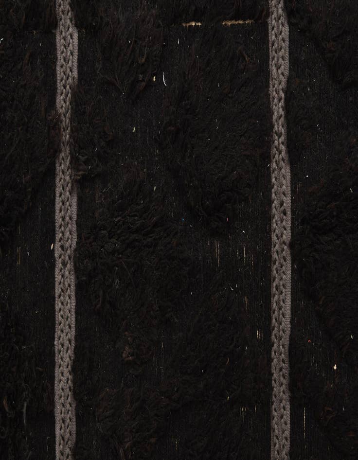 Detail image of  5' 2 x 9' 6  Hand Knotted Moroccan Wool Rug