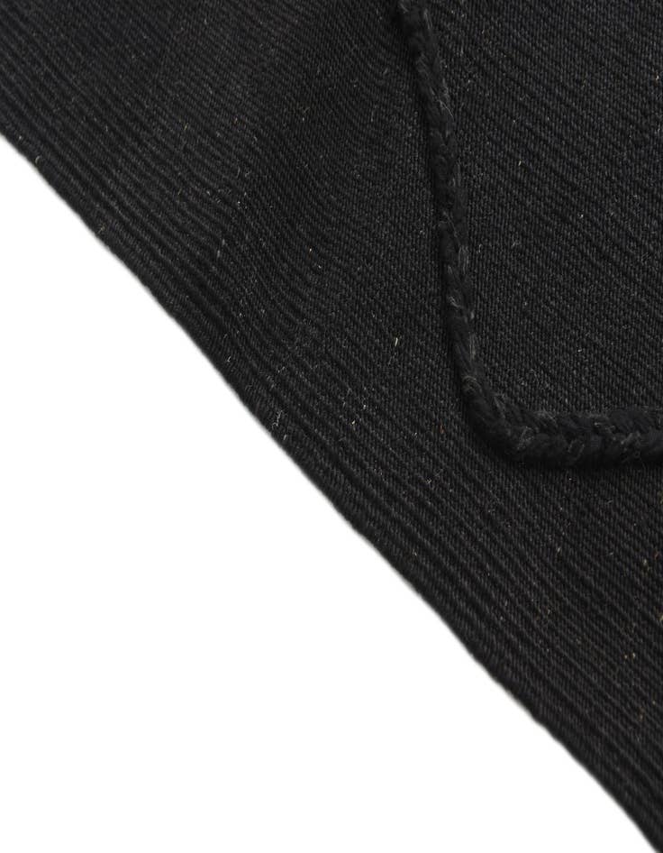 Detail image of  3' 5 x 5'  Hand Knotted Moroccan Wool Rug