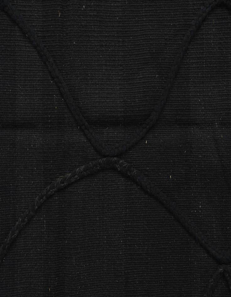 Detail image of  3' 5 x 5'  Hand Knotted Moroccan Wool Rug