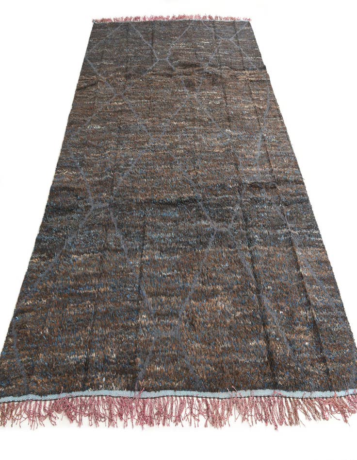 Detail image of  7' 7 x 10' 1  Hand Knotted Moroccan Wool Rug