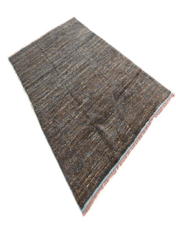 Detail image of  5' 7 x 9' 1  Hand Knotted Moroccan Wool Rug