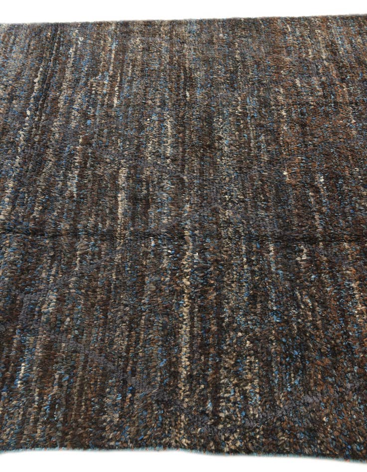 Detail image of  5' 7 x 9' 1  Hand Knotted Moroccan Wool Rug