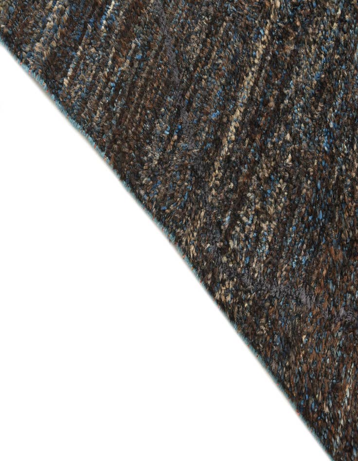 Detail image of  5' 7 x 9' 1  Hand Knotted Moroccan Wool Rug