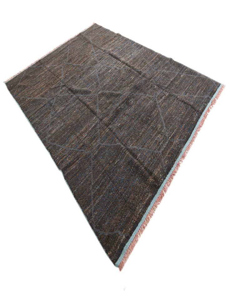 Detail image of  8' 10 x 12' 3  Hand Knotted Moroccan Wool Rug