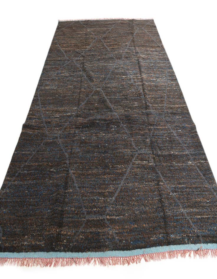 Detail image of  8' 10 x 12' 3  Hand Knotted Moroccan Wool Rug