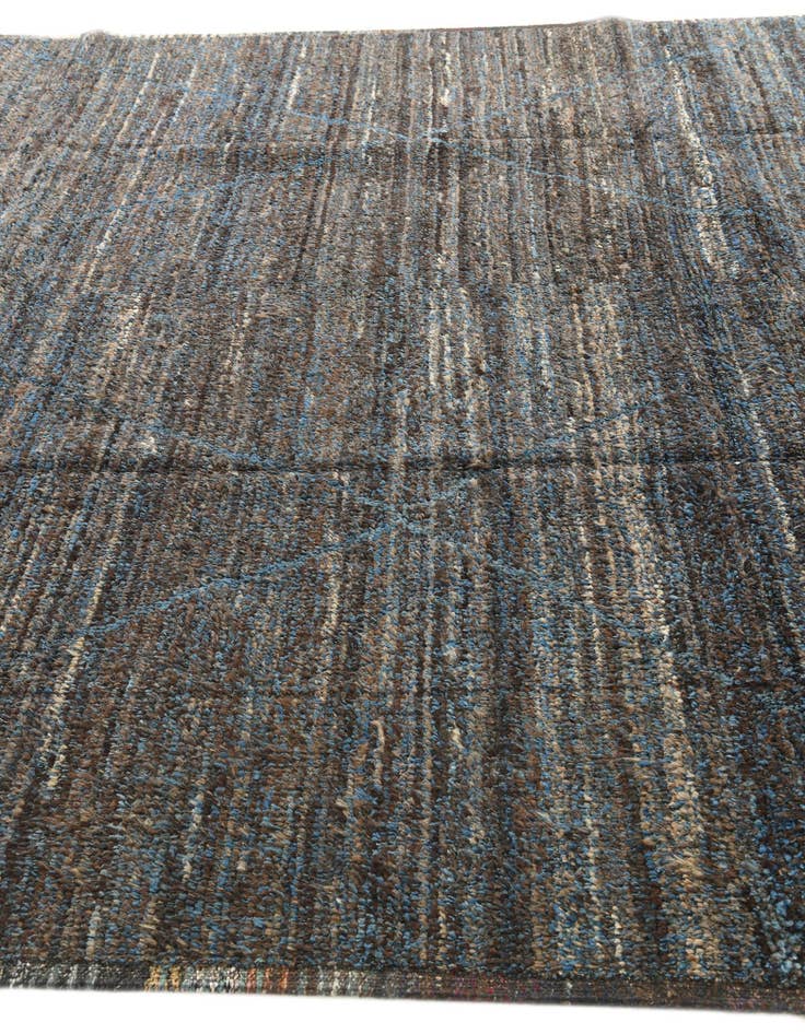 Detail image of  8' 10 x 12' 9  Hand Knotted Moroccan Wool Rug