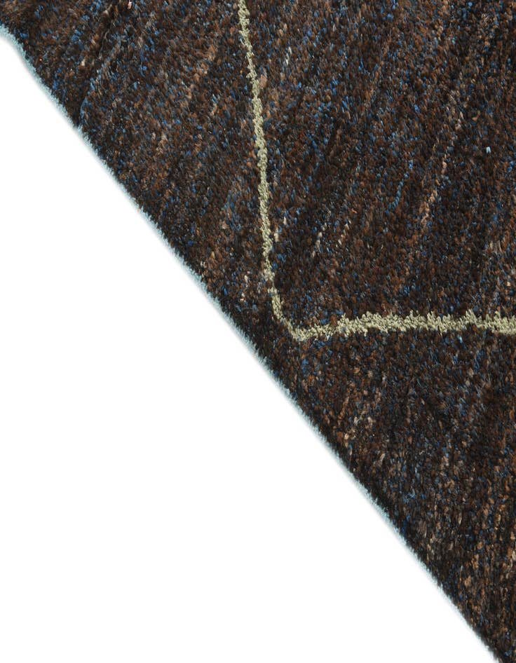 Detail image of  8' x 10' 4  Hand Knotted Moroccan Wool Rug