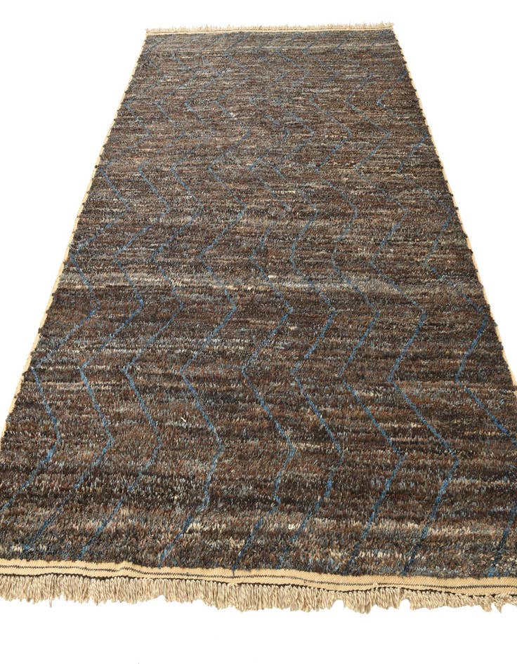 Detail image of  8' 5 x 10' 9  Hand Knotted Moroccan Wool Rug