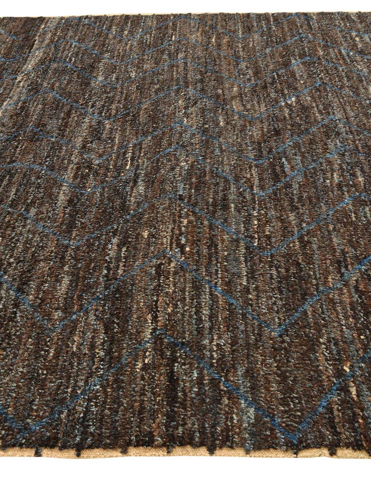 Detail image of  8' 5 x 10' 9  Hand Knotted Moroccan Wool Rug