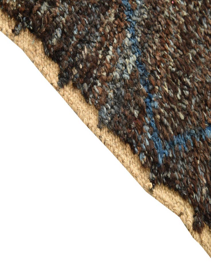 Detail image of  8' 5 x 10' 9  Hand Knotted Moroccan Wool Rug