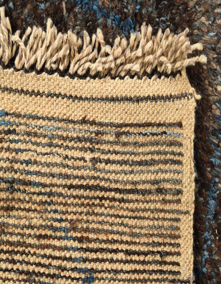 Detail image of  8' 5 x 10' 9  Hand Knotted Moroccan Wool Rug