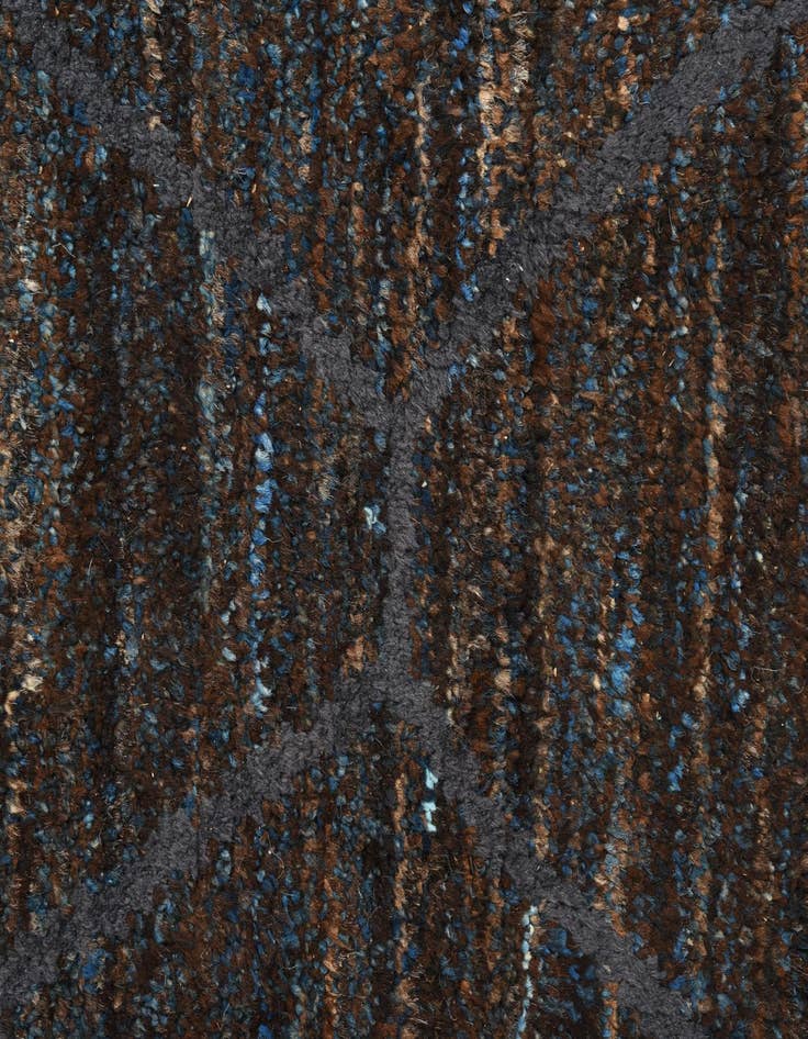 Detail image of  8' 10 x 12' 8  Hand Knotted Moroccan Wool Rug