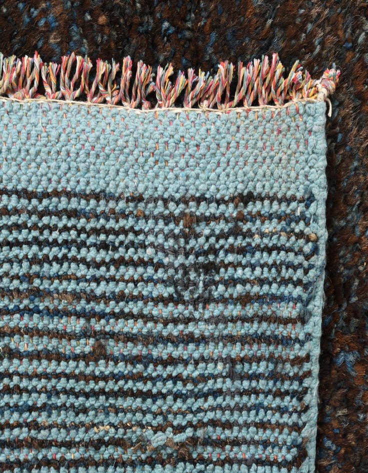 Detail image of  8' 10 x 12' 8  Hand Knotted Moroccan Wool Rug