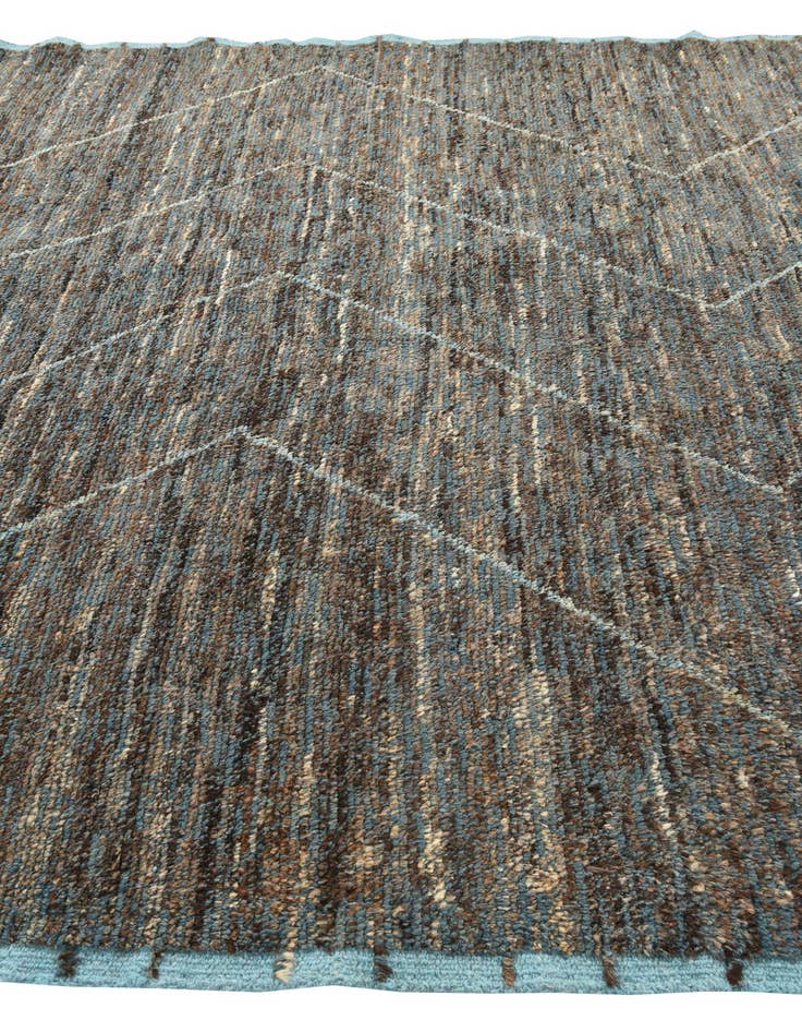 Detail image of  8' 9 x 12' 7  Hand Knotted Moroccan Wool Rug