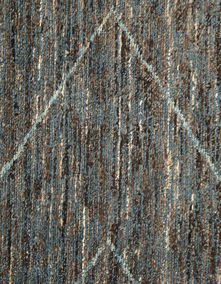 Detail image of  8' 9 x 12' 7  Hand Knotted Moroccan Wool Rug