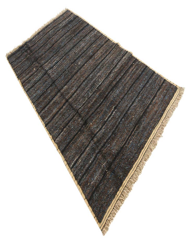 Detail image of  5' x 9'  Hand Knotted Moroccan Wool Rug