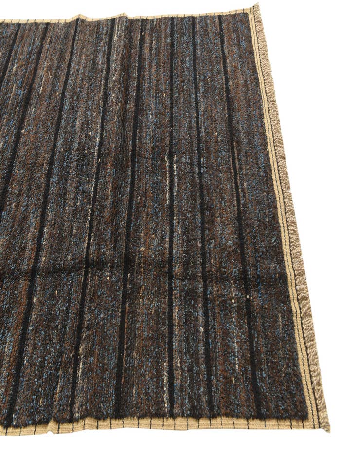 Detail image of  5' x 9'  Hand Knotted Moroccan Wool Rug