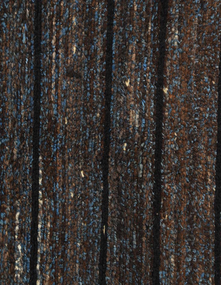 Detail image of  5' x 9'  Hand Knotted Moroccan Wool Rug