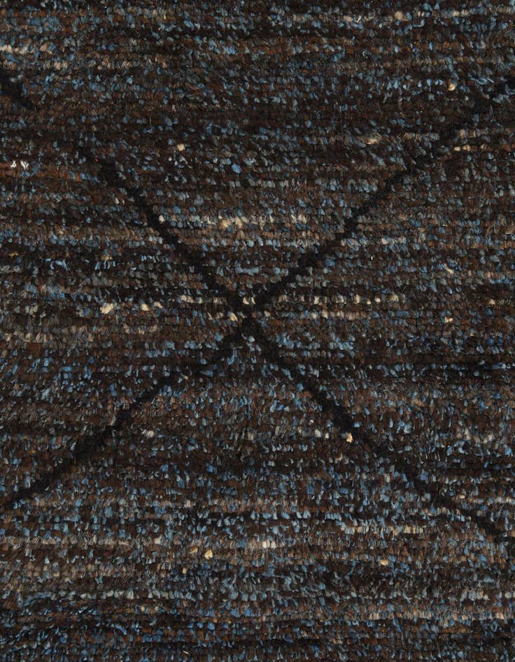 Detail image of  6' 6 x 9' 1  Hand Knotted Moroccan Wool Rug