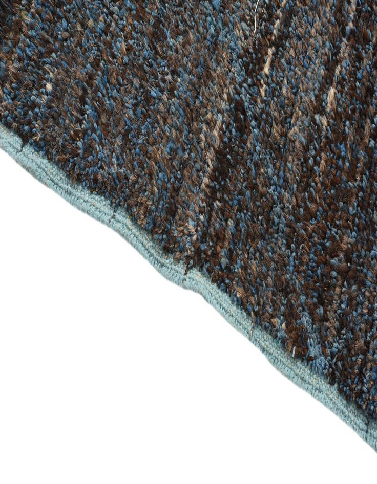 Detail image of  7' 10 x 10' 4  Hand Knotted Moroccan Wool Rug