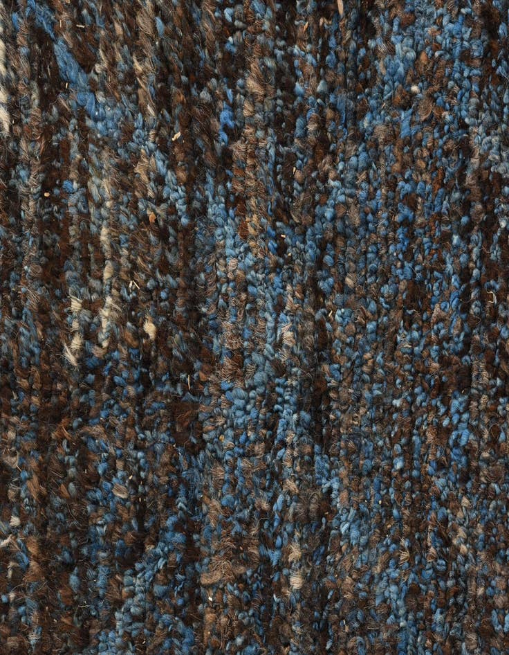 Detail image of  7' 10 x 10' 4  Hand Knotted Moroccan Wool Rug