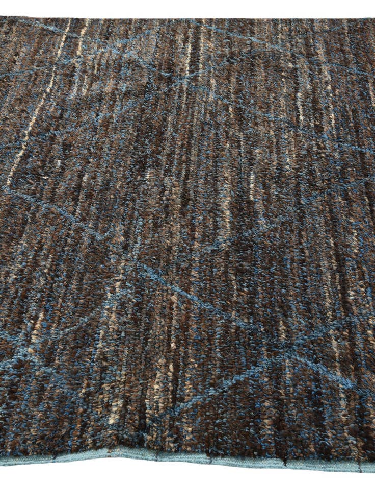 Detail image of  6' x 9' 4  Hand Knotted Moroccan Wool Rug