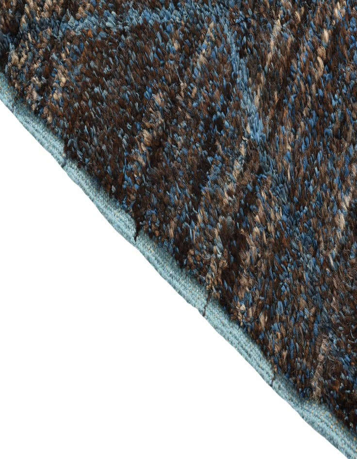 Detail image of  6' x 9' 4  Hand Knotted Moroccan Wool Rug