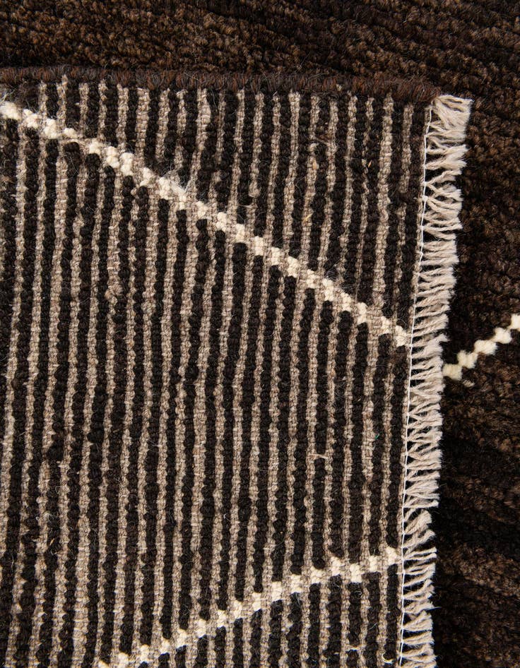 Detail image of  2' 9 x 5' 7  Hand Knotted Moroccan Wool Rug