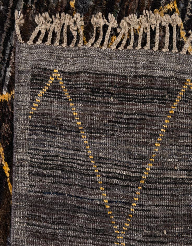 Detail image of  8' 6 x 11' 3  Hand Knotted Moroccan Wool Rug