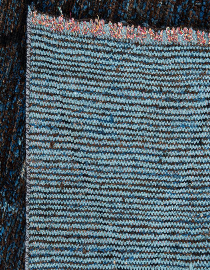 Detail image of  6' 1 x 9' 1  Hand Knotted Moroccan Wool Rug