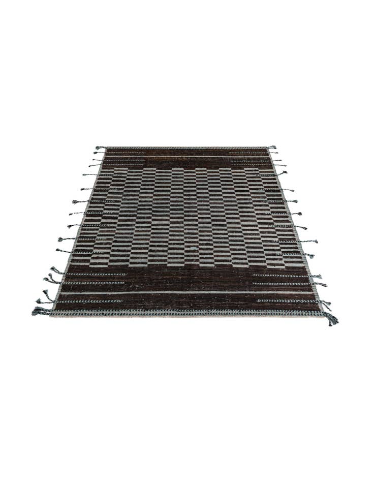 Detail image of  8' 1 x 10' 3  Hand Knotted Moroccan Wool Rug