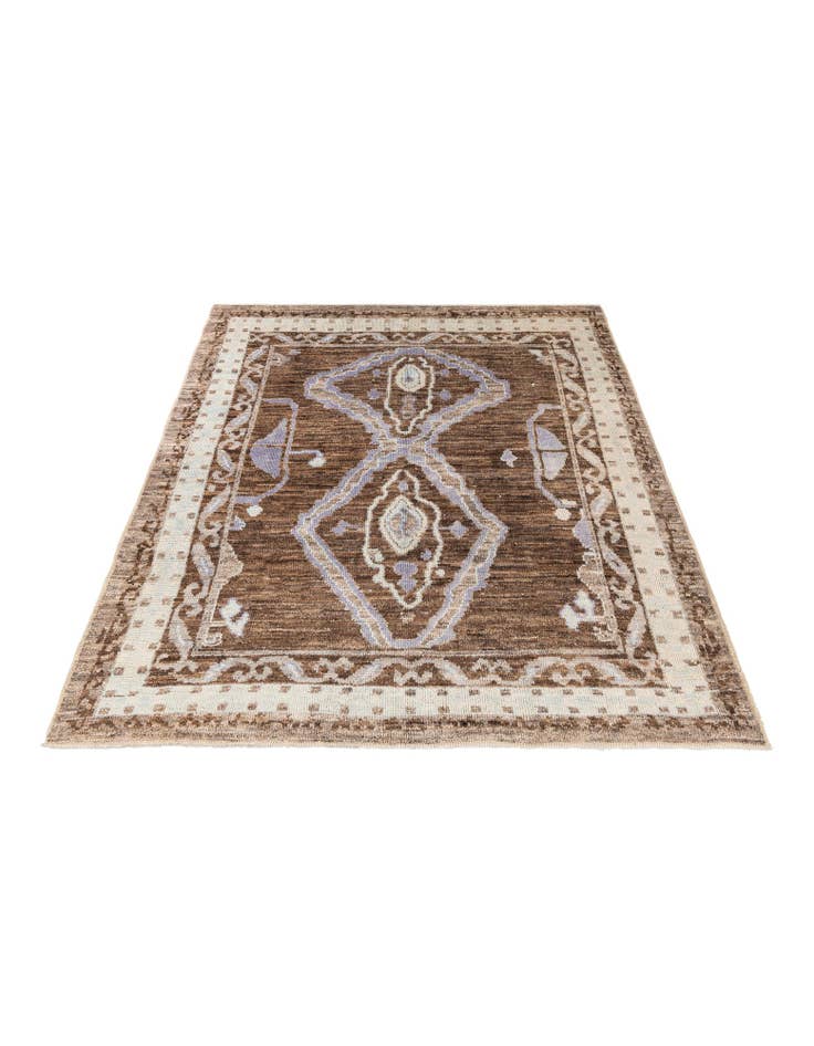 Detail image of  8' 3 x 10' 2  Hand Knotted Moroccan Wool Rug