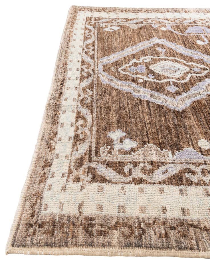 Detail image of  8' 3 x 10' 2  Hand Knotted Moroccan Wool Rug