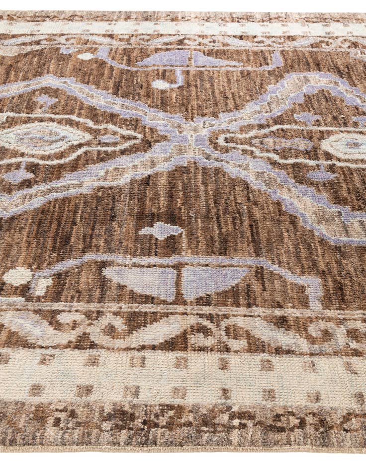 Detail image of  8' 3 x 10' 2  Hand Knotted Moroccan Wool Rug