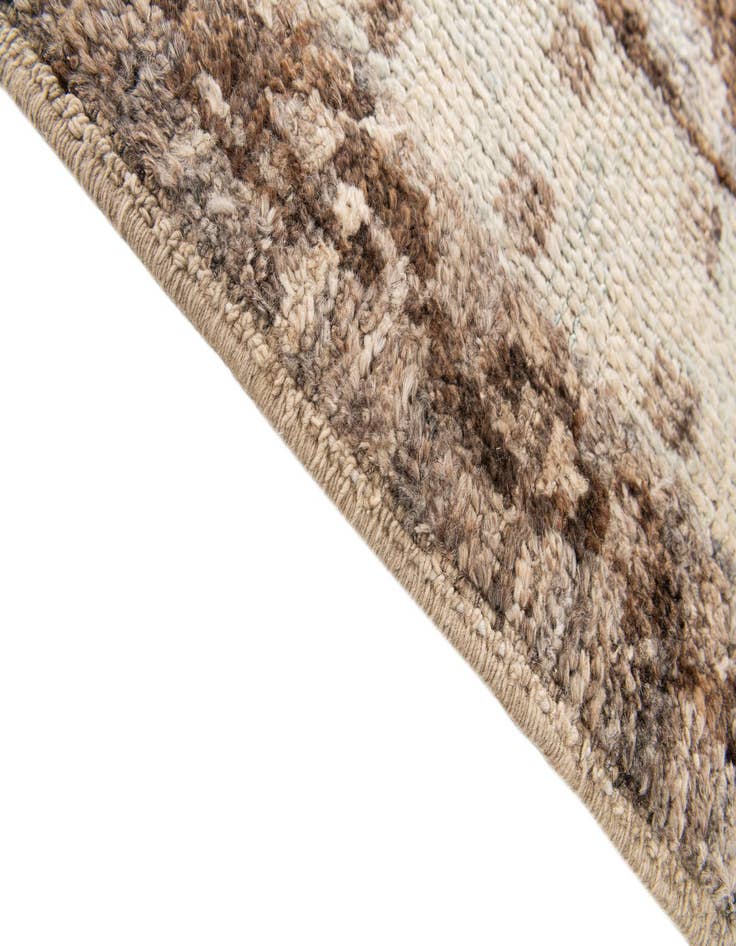 Detail image of  8' 3 x 10' 2  Hand Knotted Moroccan Wool Rug