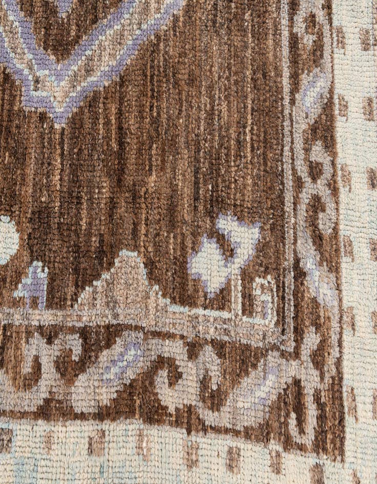 Detail image of  8' 3 x 10' 2  Hand Knotted Moroccan Wool Rug