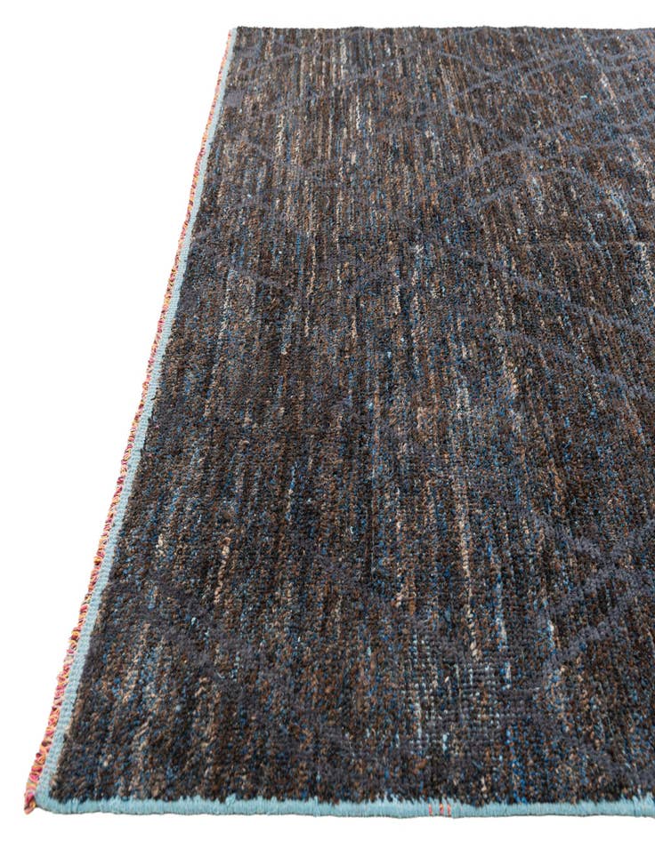 Detail image of  7' 9 x 10' 3  Hand Knotted Moroccan Wool Rug